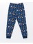 Yeni Sezon Bisiklet Yaka Erkek Çocuk Pijama Takımı 5