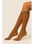 Kadın Diz Altı Pantolon Çorap Orta Kalın Micro 40 Bronz Mat Mus Çorap 1