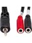 3.5 Mm. Trs (M) - Dual 3.5 mm Ts (F) Breakout Kablo (YMM-261) 2
