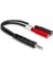 3.5 Mm. Trs (M) - Dual 3.5 mm Ts (F) Breakout Kablo (YMM-261) 3