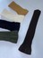 Kadın Dizaltı Renkli Desenli Pantolon Çorap / 5 Adet Kabartma Knıt Örgü Kışlık Çorap 2
