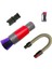 Dyson V7 V8 V10 V11 V15 V6 Serisi Elektrikli Süpürge Aksesuarları Için Tetik Kilidi ile Toz Alma Fırçası Esnek Uzatma Hortumu (Yurt Dışından) 1