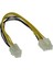 4 Pin To 8 Pin Güç Çevirici Power Çevirici Kablosu 20 cm 4261 1