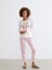 Yeni Sezon Bisiklet Yaka Yılbaşı Temalı Kadın Pijama Takımı 2