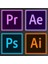 Photoshop + Adobe After Effects + Adobe Illustrator + Adobe Premiere Pro Indirilebilir Lisans 1