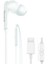 Type C Kulak Içi Kulaklık Iphone 15 15 Plus 15PRO 15PROMAX 16 16 Plus 16 Pro 16 Promax Samsung Xiaomi, Huawei Uyumlu, Tak Çalıştır, Type C Bluetooth Gerektirmez!!! Mükemmel Ses TC21 Beyaz 2