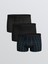 Yeni Sezon Büyük Beden Standart Kalıp Pamuklu Esnek Erkek Boxer 3'lü 1