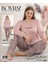 Boyraz 0260 Kadın Sandy Battal Uzun Kol Pijama Takımı 1