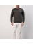 Bisiklet Yaka Regular Fit Haki Uzun Kol 2