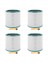 4x Dyson Tower Arıtma Saf Serin Link TP02 TP03 Bölüm 968126-03 (Yurt Dışından) 1