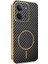 Xiaomi Redmi 15C Telefon Kılıfı Karbon Fiber Dokulu Elektrokaplamalı Tpu Arka Kapak (Yurt Dışından) 1