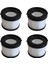 4pcs Dewalt DCV501LN/DCV501HB Için Hepa Filtreleri Vakum Süpürge Yedek Parçaları Yıkanabilir Filtre Ev Temizliği (Yurt Dışından) 5