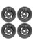 4 x Bulaşık Makinesi Alt Sepet Rail Wheels Bosch Neff &amp; Siemens Gray 165314 (Yurt Dışından) 1