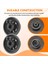 4 x Bulaşık Makinesi Alt Sepet Rail Wheels Bosch Neff &amp; Siemens Gray 165314 (Yurt Dışından) 5