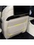 Araba Koltuğu Arka Panel Backrest Depolama Cep Kapağı Bmw 5 6 7 Serisi G30 G38 2018-2023 G12 G32 Kremalı-Beyaz (Yurt Dışından) 3