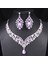 Retro Yapay Elmas Takı, A Tılı Kolye Seti, Lüks Mücevher, Davet Elbisesi Aksesuarları (Yurt Dışından) 4