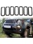 7 Adet Örgü Ön Izgarasız Parlak Siyah, Jeep Renegade 2015-2018 Için Yapışkan Izgara Kapak Çerçeve Katları Seti (Yurt Dışından) 2