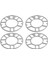 4pcs Alüminyum Tekerlek Ara Parçaları Şimler Plaka Otomatik Tekerlek Aralayıcıları 3mm 4X100 4X114.3 5X100 5X108 5X114.3 5X120 (Yurt Dışından) 1