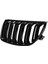 Bmw E90 E91 2005-2008 Için 3x Çift Slat Sport Böbrek Izgara Siyahı (Yurt Dışından) 4