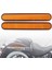 2x Motosiklet Ön Çatal Reflektör Sticker Alt Bacaklar Softail Sportster Için Güvenlik Uyarısı 883 1200 Sarı (Yurt Dışından) 4
