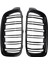 Parlak Siyah Araba Ön Böbrek Grille Izgara For-Bmw 3 Serisi F30 F31 F35 2012-2018 (Yurt Dışından) 2