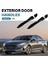 4 Adet Dış Kapı Kolları Kapak Ön ve Arka Tarafı ile 82651-F0010 82651-F2010 Hyundai Elantra 2017-2020 Için (Yurt Dışından) 4