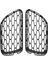 2pcs Ön Sol ve Sağ Tampon Hava Havalandırma Ağı Grille 670013780 670013781 Maserati Quattroporte 13-16 (Yurt Dışından) 1