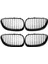 4x E60 Izgara Ön Böbrek Spor Bmw E60 E61 M5 525I 525XI 528I 528XI 530I 2003-2009 (Parlak Siyah) (Yurt Dışından) 1