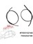 7555152160 7555252140 Toyota Için Yaris Sedan 07-11 Yan Kapı Çatı Damlama Kalıp Trim Finish Strip Lh &amp; Rh Su Geçirmez Şerit (Yurt Dışından) 3