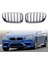 Araba Chrome+Parlak Siyah Çift Çabuk Ön Böbrek Izgara F10/ F11 M5 535I 550I 528I 4-Door 2010-2017 (Yurt Dışından) 3