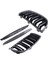 Araba Karbon Fiber Bak Bmw 3 Serisi E90 E91 2005-2008 Için Ön Böbrek Izgara Çift Çıtaları Izgara (Yurt Dışından) 3