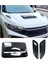 Araba Hava Akışı Alım Kaputu Kepçe Havalandırma Havalandırma Bonnet Dekor Kapak Merkezi Yan Hava Outlet Hood Otomatik Dış Aksesuarlar Evrensel B (Yurt Dışından) 2