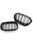 Bmw X5 E53 1998-2003 Çift Slat Sport Style Gloss Siyah Için Ön Izgara Böbrek Izgara Değiştirme (Yurt Dışından) 3