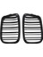 Parlak Siyah Ön Kaput Böbrek Grille Izgara Bmw E39 5 Serisi Için Çift Çizgi 525 528 1995-2004 51137005837 51137005838 (Yurt Dışından) 1