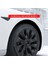 Model 3 Tekerlek Kapağı 18 Inç, Hub Kapağı Tesla Için Tam Kapak Yedek Aksesuarları Model 3 - Mat Siyah (Sol) (Yurt Dışından) 3
