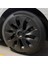 Model 3 Tekerlek Kapağı 18 Inç, Hub Kapağı Tesla Için Tam Kapak Yedek Aksesuarları Model 3 - Mat Siyah (Sol) (Yurt Dışından) 4