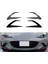 Araba Ön Tampon Ayırıcı Spoiler Sis Lambası Spoyler Kapak Mazda Miata Mx-5 Nd 2016+ Parlak Siyah (Yurt Dışından) 4