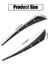 Evrensel Araba Mudguard Yan Havalandırma Dekoratif Çıkartmalar, Hava Akışı Giriş Deliği Izgara Aksesuarları, Abs Karbon Fiber (Yurt Dışından) 3
