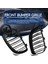 2x Parlak Siyah Çift Çabuk Ön Böbrek Izgara Bmw E81 E87 E82 E88 120I 135I Seçilmiş 2007-2011 (Yurt Dışından) 2