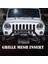 Jeep Wrangler Için Mesh Insert Jk 2007 2008 2009 2012 2011 2012 2012 2014 2015 Front Hood Grill Grille Izgara, Siyah (Yurt Dışından) 5