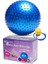 Dikenli Jimnastik Topu 65 cm Mor+ Pompa 2