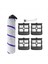 Narwal S1 / YJSC001 Için Vakum Süpürge Yedek Yedek Parçalar Aksesuarlar Silindir Fırçası Hepa Filtresi, 6pcs (Yurt Dışından) 1