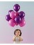 12INC Büyük Boy Pembe Mor Renk Balon Yüksek Kalite 10 Adet - Doğum Günü Parti Süsü 2