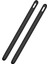 2x Tablet Pres Stylus Pen Koruyucu Kapak Elma Kalemi 2 Kılıflar Taşınabilir Yumuşak Silikon Kalem Kılıf Aksesuar Siyah (Yurt Dışından) 1