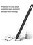 2x Tablet Pres Stylus Pen Koruyucu Kapak Elma Kalemi 2 Kılıflar Taşınabilir Yumuşak Silikon Kalem Kılıf Aksesuar Siyah (Yurt Dışından) 5