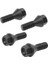 16PCS Siyah Tekerlek Cıvatası Pabuç Somun Bmw E30 E36 E46 E60 E90 36136781150 (Yurt Dışından) 4