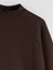 Yeni Sezon Dik Yaka Oversize Kadın Sweatshirt Tunik 5