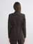 Yeni Sezon Çizgili Beli Kuşaklı Kadın Blazer Ceket 4