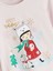 Yeni Sezon Bisiklet Yaka Yılbaşı Temalı Kız Çocuk Pijama Takımı 4