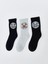 Yeni Sezon Desenli Erkek Çocuk Soket Çorap 3'lü 1